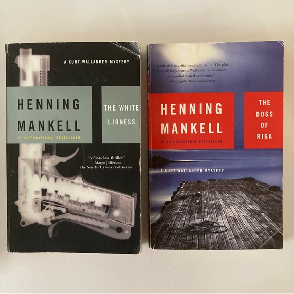 7 Hanning Makell Books Kurt Wallander Series - Picture 4 of 12